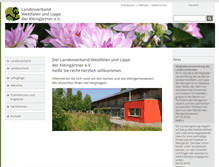 Tablet Screenshot of kleingarten.de